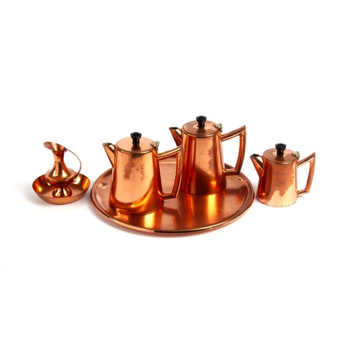 1194 - A COPPER TEASET