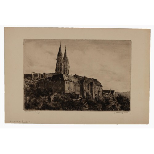 456 - Marie Adler (Austrian 1863 - 1947) KEOSTERNEUBURG and MINORITTENKIRCHE, WIEN, two in the lot