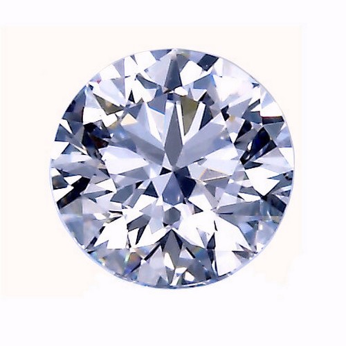 1096 - AN UNSET DIAMOND 0.64 CARATS