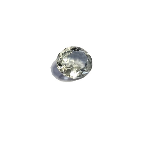 217 - AN UNMOUNTED AQUAMARINE GEMSTONE