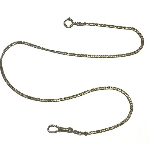 102 - A GOLD FOB CHAIN