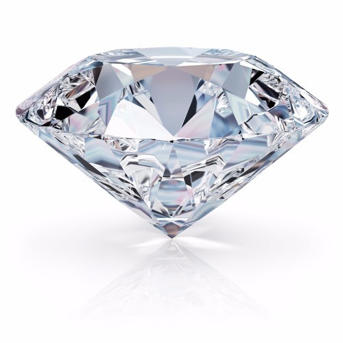 207 - AN UNSET DIAMOND, 0.59 CARATS