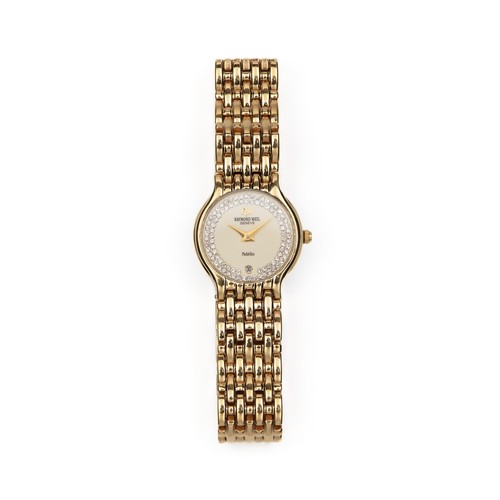 14 - A LADIES RAYMOND WEIL FIDELIO WRISTWATCH