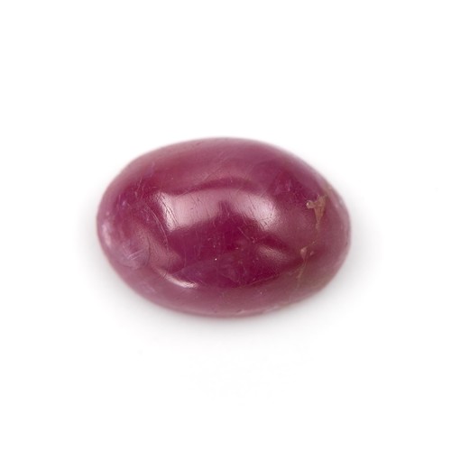 196 - AN UNSET RUBY 5.2 CARATS