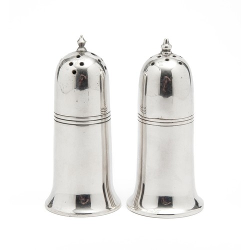 859 - AN ELECTROPLATE SALT AND PEPPERETTE, MAPPIN AND WEBB LTD, LONDON