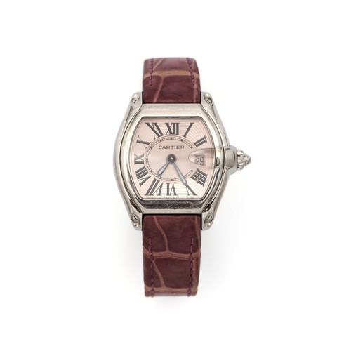 12 - A LADIES CARTIER ROADSTAR WATCH