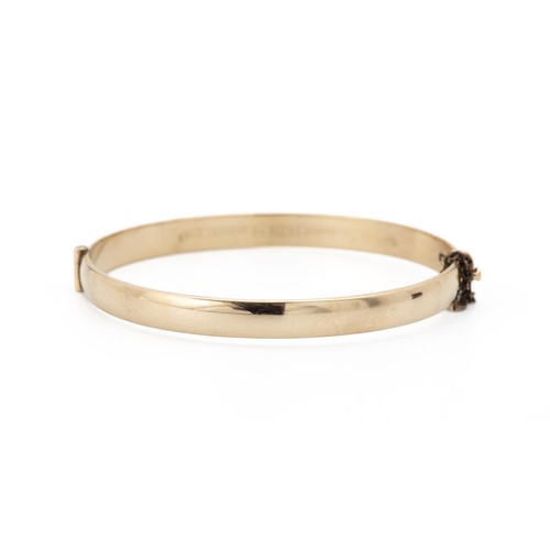 240 - A METAL CORE BANGLE LONDON MODERN