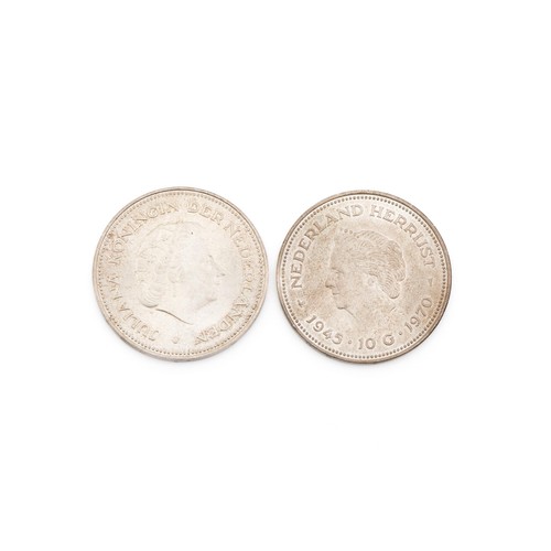 248 - A PAIR OF SILVER COINS