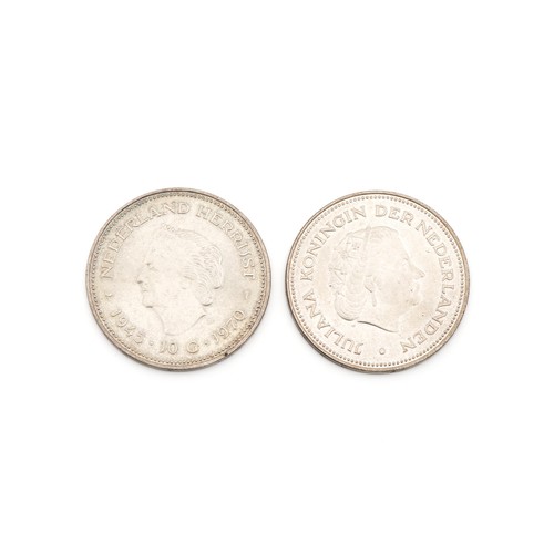 248 - A PAIR OF SILVER COINS