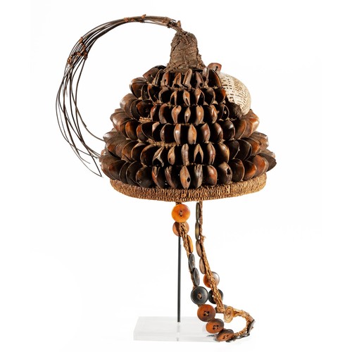 33 - A LEGA CHIEFTAN HAT, BWAMI SOCIETY, DRC