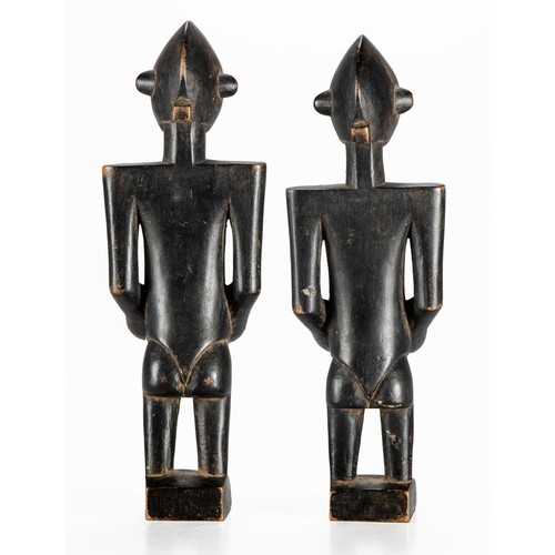 40 - A PAIR OF SENUFO STYLE FIGURES