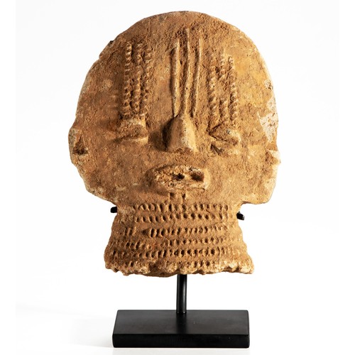 51 - A BURA CULTURE TERRACOTTA BUST, BURKINA FASO