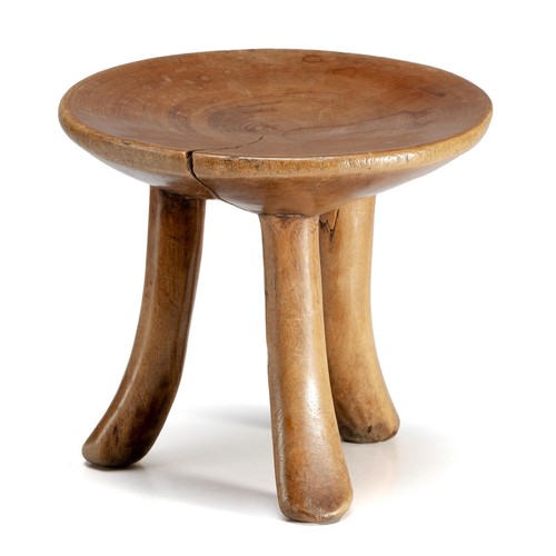 67 - A KARAMAJONG STOOL, ETHIOPIA