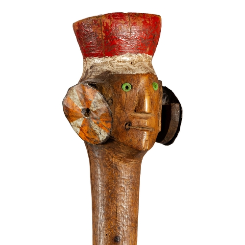 123 - A ZULU ANTHROPOMORPHIC STAFF, MSINGA DISTRICT, KWAZULU NATAL