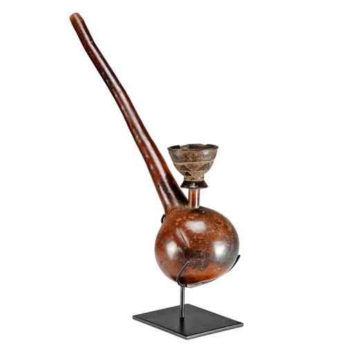 100 - A TONGA CALABASH PIPE, ZIMBABWE