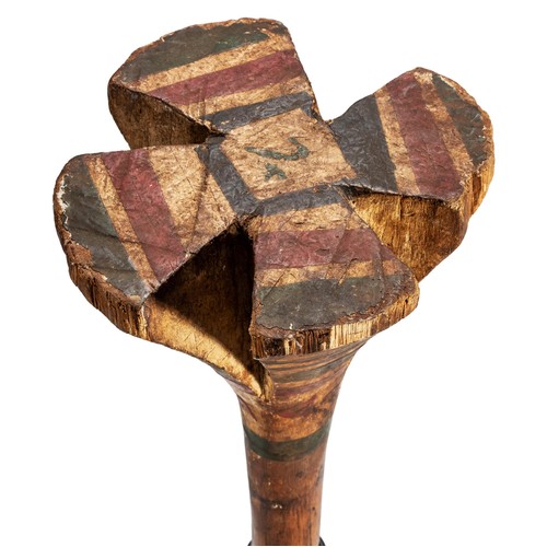 117 - A ZULU DANCE STICK, NONGOMA DISTRICT, KWAZULU NATAL