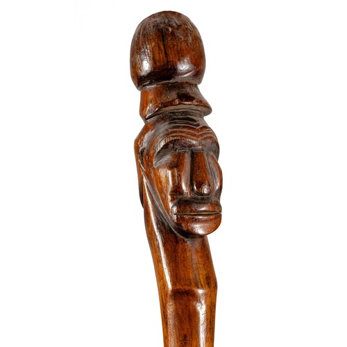 122 - A ZULU ANTHROPORMOPHIC STAFF, KWAZULU NATAL