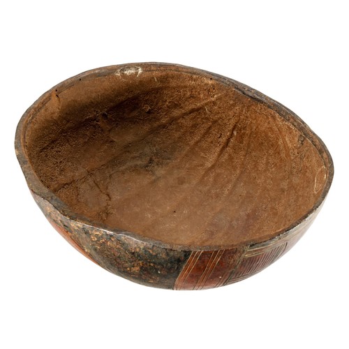 136 - A FULANI CALABASH BOWL, WEST AFRICA