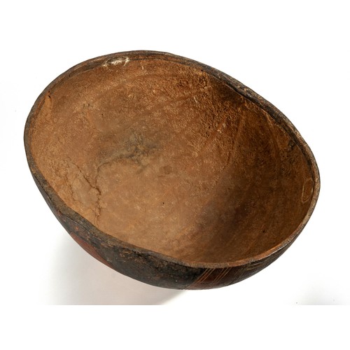 136 - A FULANI CALABASH BOWL, WEST AFRICA