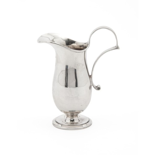 1007 - A SILVER MILK JUG, BLACKMORE AND FLETCHER, LONDON,1930