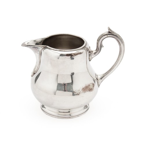 865 - A SILVER PLATE MILK JUG, CHRISTOFLE