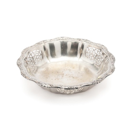 866 - AN ELECTROPLATE SILVER BOWL, POSSIBLY LONDON, 19TH CENTURY