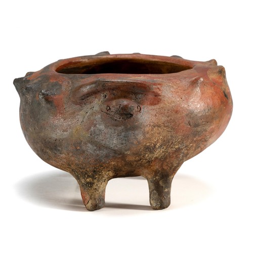 171 - A ZOOMORPHIC OVAMBO CLAY POT, NAMIBIA