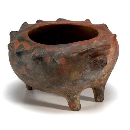 171 - A ZOOMORPHIC OVAMBO CLAY POT, NAMIBIA