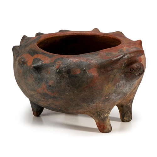 171 - A ZOOMORPHIC OVAMBO CLAY POT, NAMIBIA