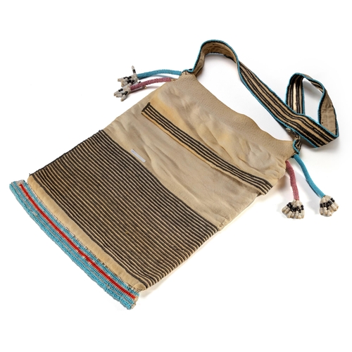 209 - A XHOSA TOBACCO BAG, INGXOWA, EASTERN CAPE