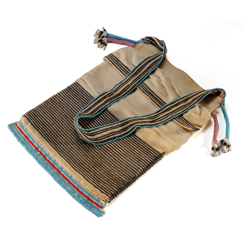 209 - A XHOSA TOBACCO BAG, INGXOWA, EASTERN CAPE