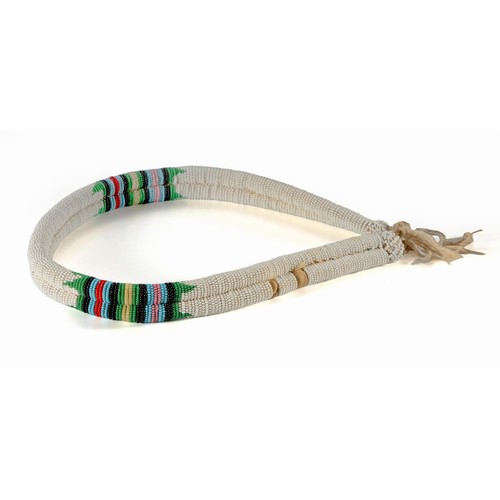 202 - A ZULU WAIST BELT, MCHUNU STYLE, MSINGA, KWAZULU NATAL