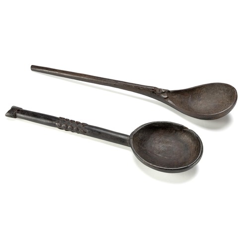 225 - TWO LARGE ZULU SPOONS