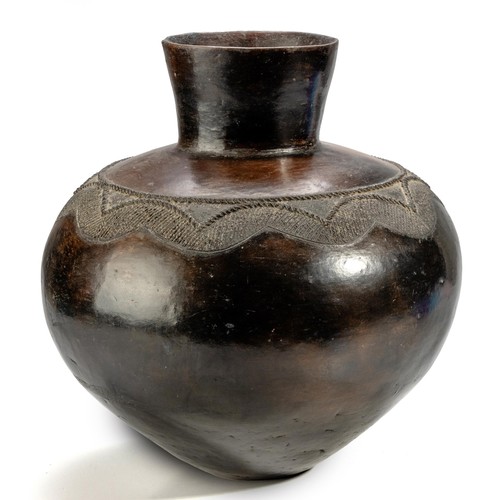 219 - A ZULU BEER POT, UPHISO, BONGI NALA