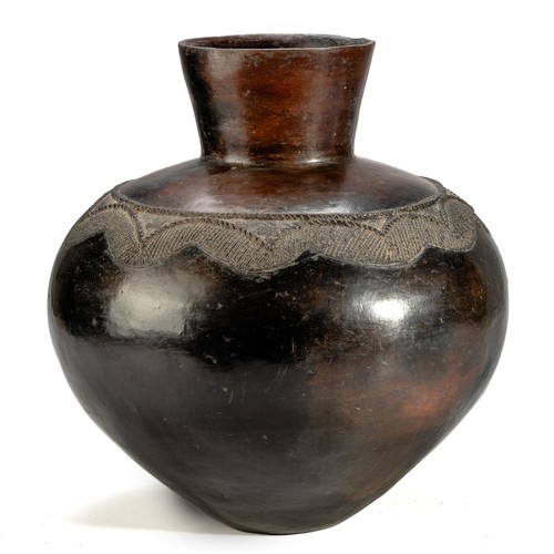 219 - A ZULU BEER POT, UPHISO, BONGI NALA