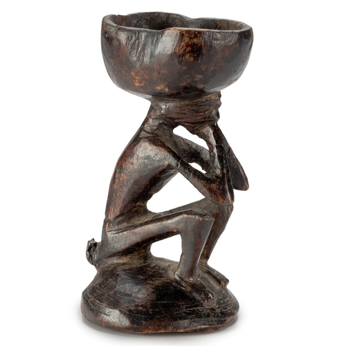 229 - A LULUA FIGURAL SPICE CONTAINER, DRC