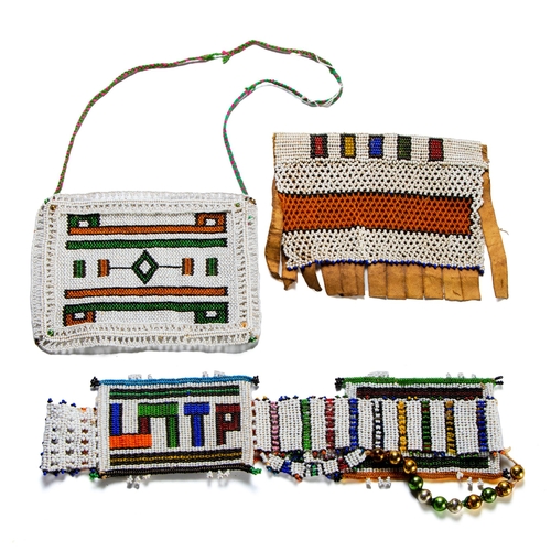 237 - THREE PIECES OF NDEBELE BEADWORK