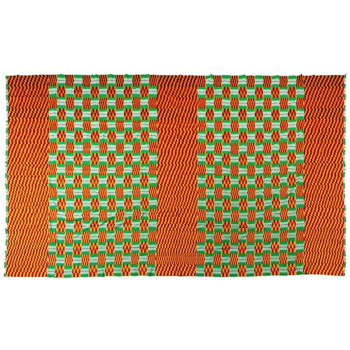 245 - A KENTE CLOTH, OYOKOMAN SPECIAL ASHANTI KINGDOM, GHANA