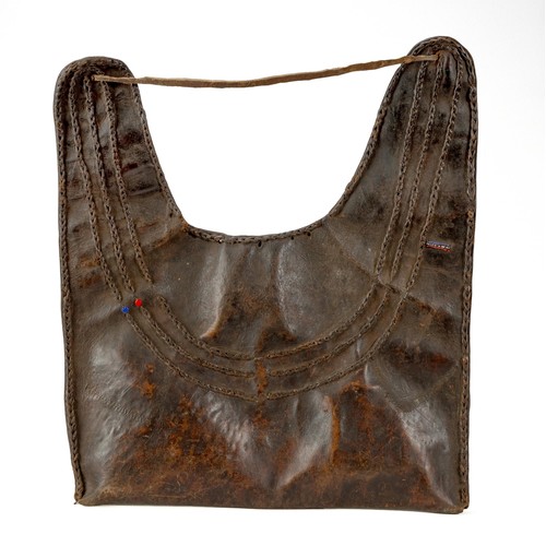 272 - A MASAI LEATHER BAG, TANZANIA