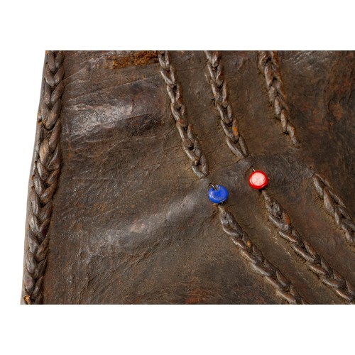 272 - A MASAI LEATHER BAG, TANZANIA