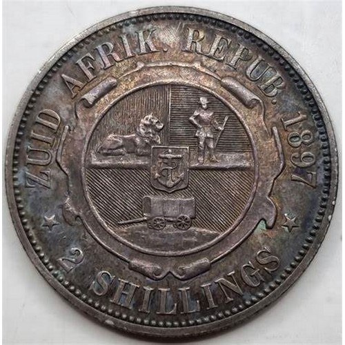 1096 - SOUTH AFRICAN 2 SHILLINGS, 1897