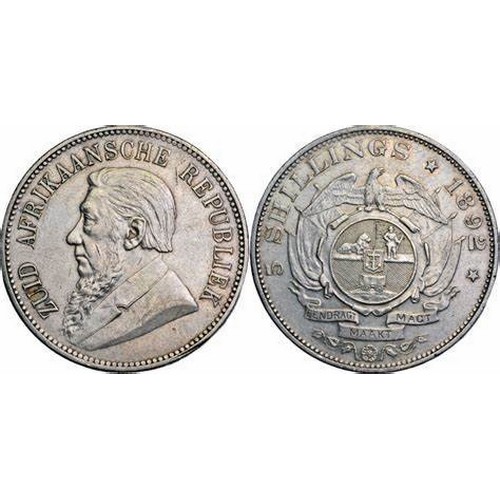 1101 - SOUTH AFRICAN 5 SHILLINGS, 1892