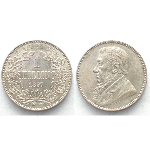 1105 - SOUTH AFRICAN 1 SHILLING, 1897