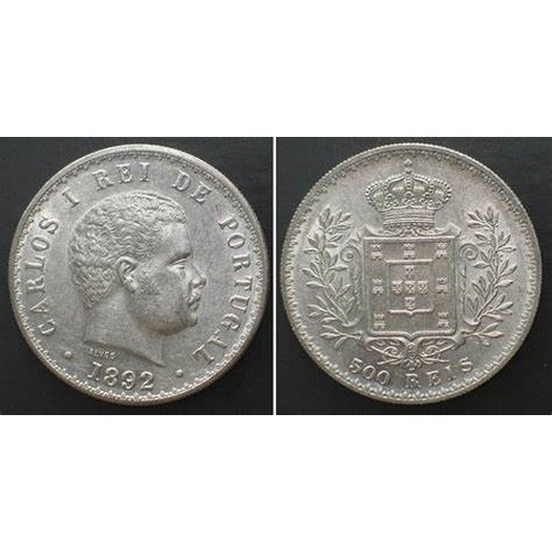 1088 - PORTUGAL 500 REIS, 1892