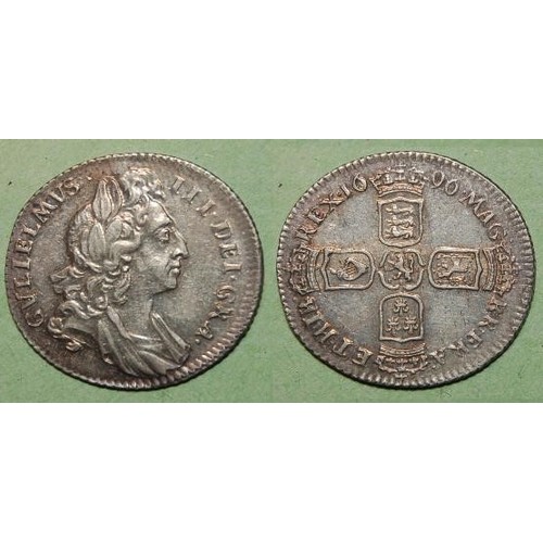 1051 - GREAT BRITAIN, WILLIAM III, 2 AND A HALF SHILLINGS, 1696