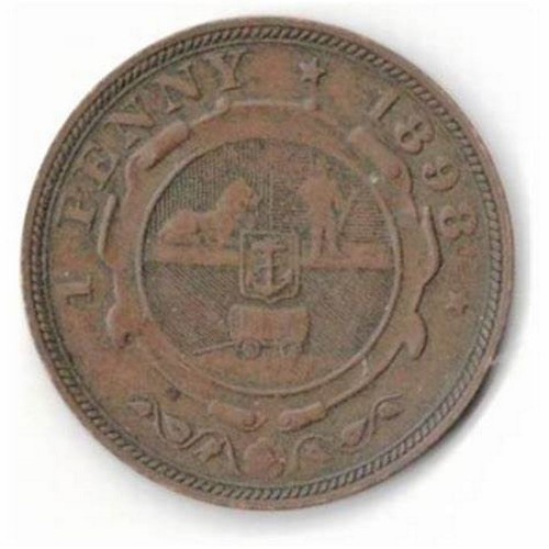 1107 - SOUTH AFRICAN 1 PENNY, 1898