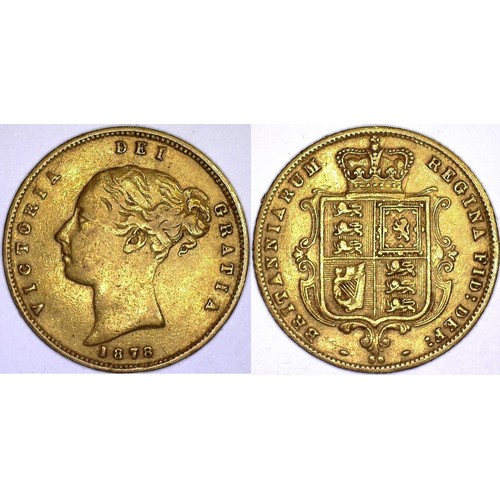 1053 - BRITISH HALF SOVEREIGN, 1878