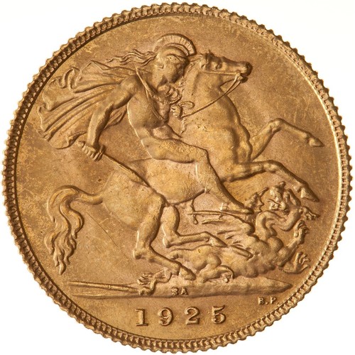 1152 - SOUTH AFRICAN HALF SOVEREIGN, 1925