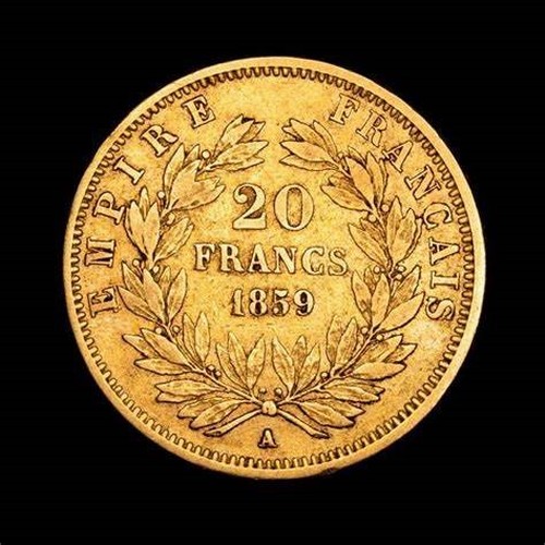 1129 - FRANCE 20 FRANCS, 1859