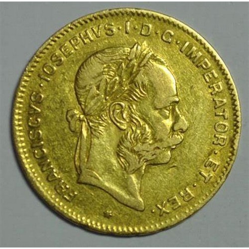 1135 - AUSTRIA 10 FRANC, 1877